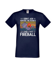 Мъжка тениска Dungeons & Dragons I Didn’t Ask How Big The Room Is I Said I Cast Fireball 3