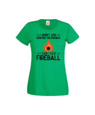 Дамска тениска Dungeons & Dragons I Didn’t Ask How Big The Room Is I Said I Cast Fireball 2