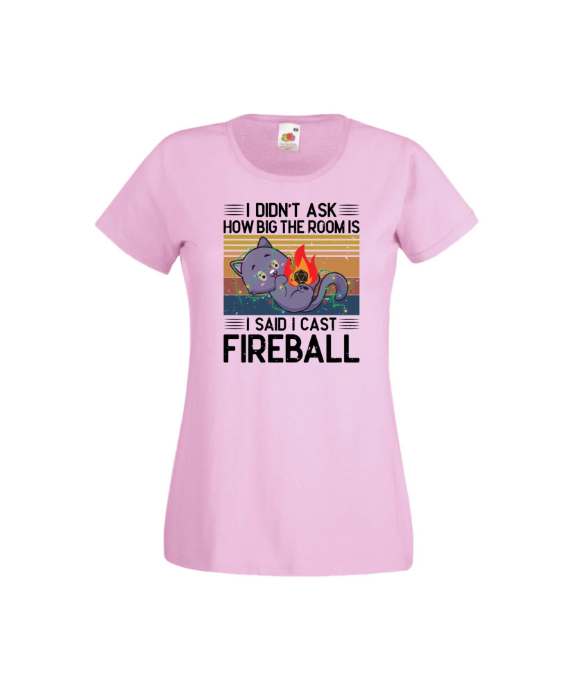 Дамска тениска Dungeons & Dragons I Didn’t Ask How Big The Room Is I Said I Cast Fireball 3