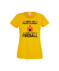 Дамска тениска Dungeons & Dragons I Didn’t Ask How Big The Room Is I Said I Cast Fireball 2