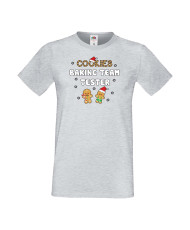 Мъжка тениска Коледа  Cookies Baking Team Tester