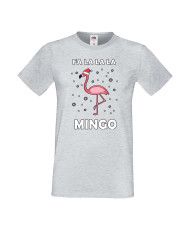 Мъжка тениска Коледа Fa La La La Mingo