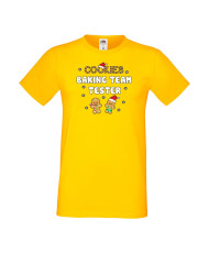 Мъжка тениска Коледа  Cookies Baking Team Tester