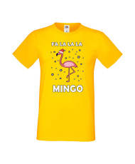 Мъжка тениска Коледа Fa La La La Mingo
