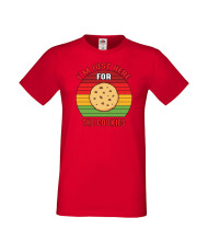 Мъжка тениска Коледа Тук съм за коледните бисквитки I'm Just Here For The Cookies