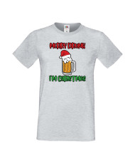 Мъжка тениска Коледа Merry Drunk I'm Christmas