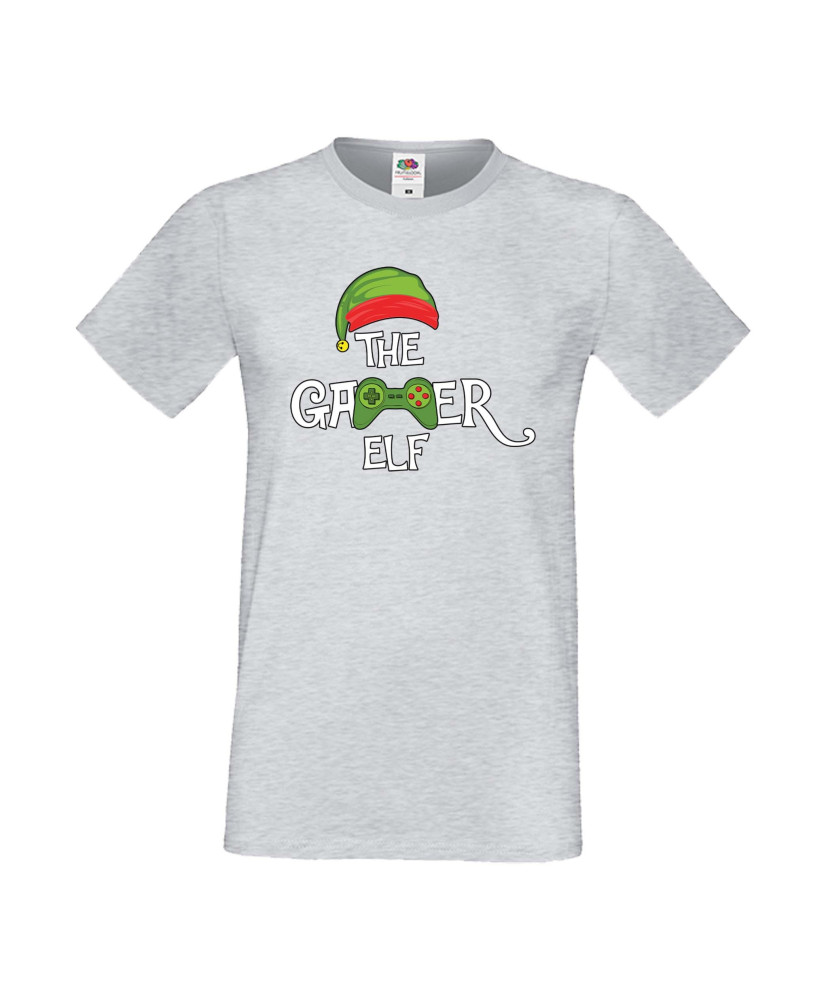 Мъжка тениска Коледа The Gamer Elf