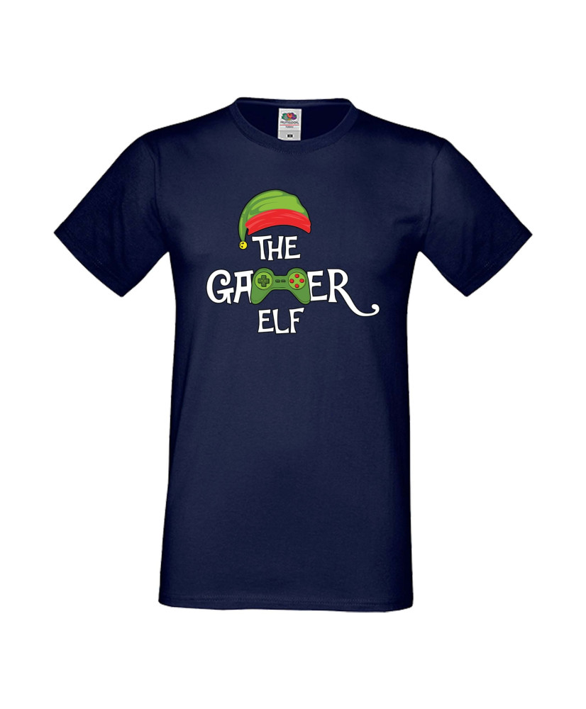 Мъжка тениска Коледа The Gamer Elf