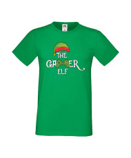 Мъжка тениска Коледа The Gamer Elf