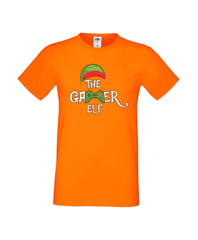 Мъжка тениска Коледа The Gamer Elf