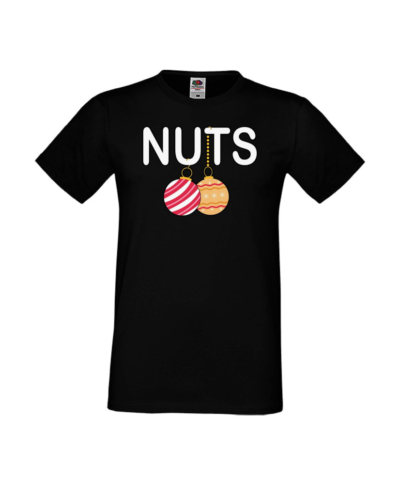 Мъжка тениска Коледа Nuts