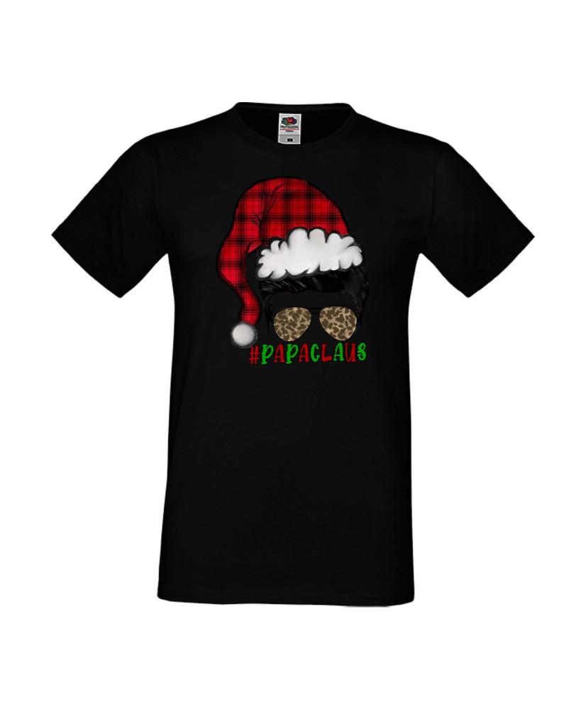 Мъжка тениска Коледа Papaclaus Тати Дядо Коледа