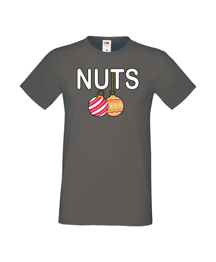 Мъжка тениска Коледа Nuts