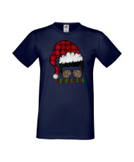 Мъжка тениска Коледа Papaclaus Тати Дядо Коледа