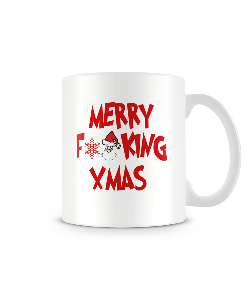 Коледна Чаша Гринч Grinch Fucking Merry Christmas Коледна Чаша Гринч Grinch Fucking Merry Christmas