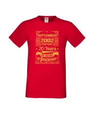Мъжка тениска Semptember 2002 20 YEARS OF BEING AWESOME 2