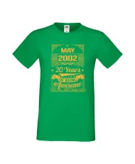 Мъжка тениска May 2002 20 YEARS OF BEING AWESOME 2