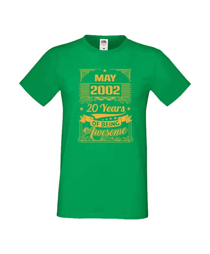 Мъжка тениска May 2002 20 YEARS OF BEING AWESOME 2