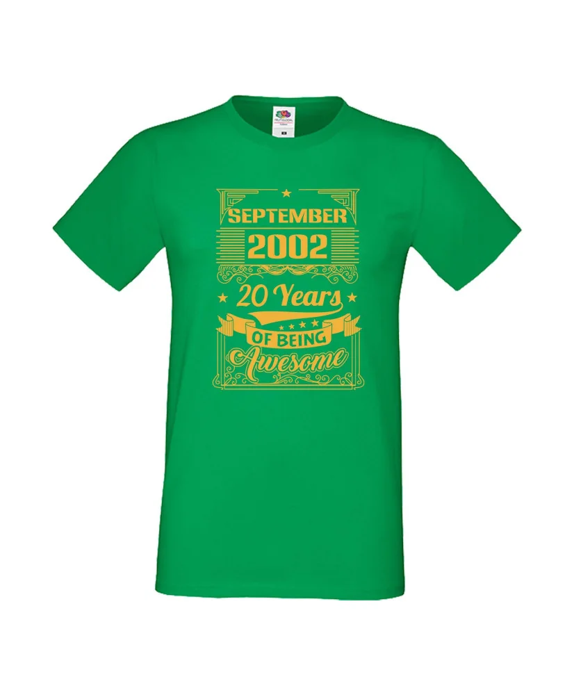 Мъжка тениска Semptember 2002 20 YEARS OF BEING AWESOME 2