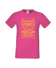 Мъжка тениска November 2002 20 YEARS OF BEING AWESOME 2