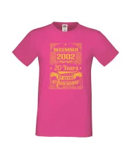 Мъжка тениска December 2002 20 YEARS OF BEING AWESOME 2