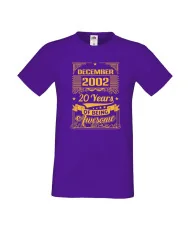 Мъжка тениска December 2002 20 YEARS OF BEING AWESOME 2
