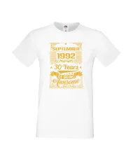Мъжка тениска September 1992 30 YEARS OF BEING AWESOME 2