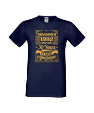 Мъжка тениска November 1992 30 YEARS OF BEING AWESOME 2