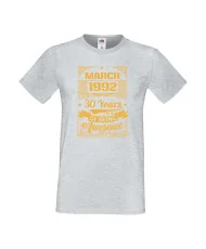 Мъжка тениска MARCH 1992 30 YEARS OF BEING AWESOME 2