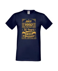 Мъжка тениска JULY 1992 30 YEARS OF BEING AWESOME 2
