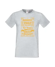 Мъжка тениска AUGUST 1982 40 YEARS OF BEING AWESOME 2