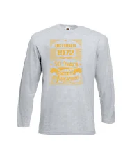 Мъжка тениска October 1972 50 YEARS OF BEING AWESOME 2