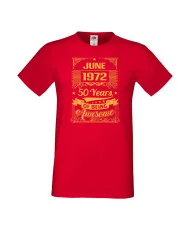 Мъжка тениска JUNE 1972 50 YEARS OF BEING AWESOME 2