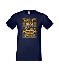 Мъжка тениска AUGUST 1972 50 YEARS OF BEING AWESOME 2