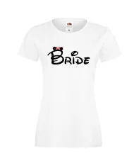 Дамска тениска за моминско парти БУЛКА Bride Disney 01