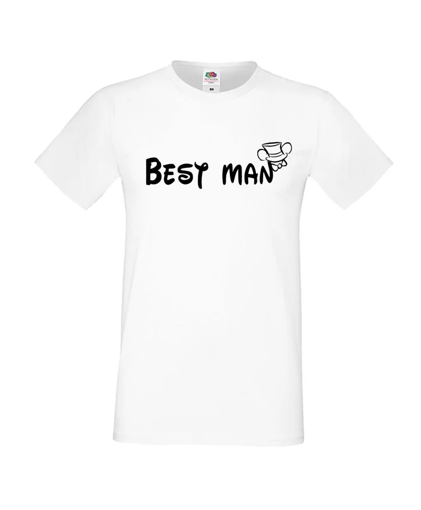 Мъжка тениска за ергенско парти BESTMAN Disney 01