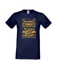 Мъжка тениска DECEMBER 1962 60 YEARS OF BEING AWESOME 2