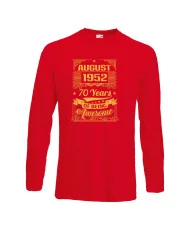 Мъжка тениска AUGUST 1952 70 YEARS OF BEING AWESOME 2