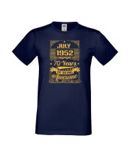Мъжка тениска JULY 1952 70 YEARS OF BEING AWESOME 2