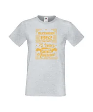 Мъжка тениска DECEMBER 1952 70 YEARS OF BEING AWESOME 2