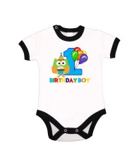 Бебешко боди birthday boy 1owl