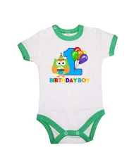Бебешко боди birthday boy 1owl