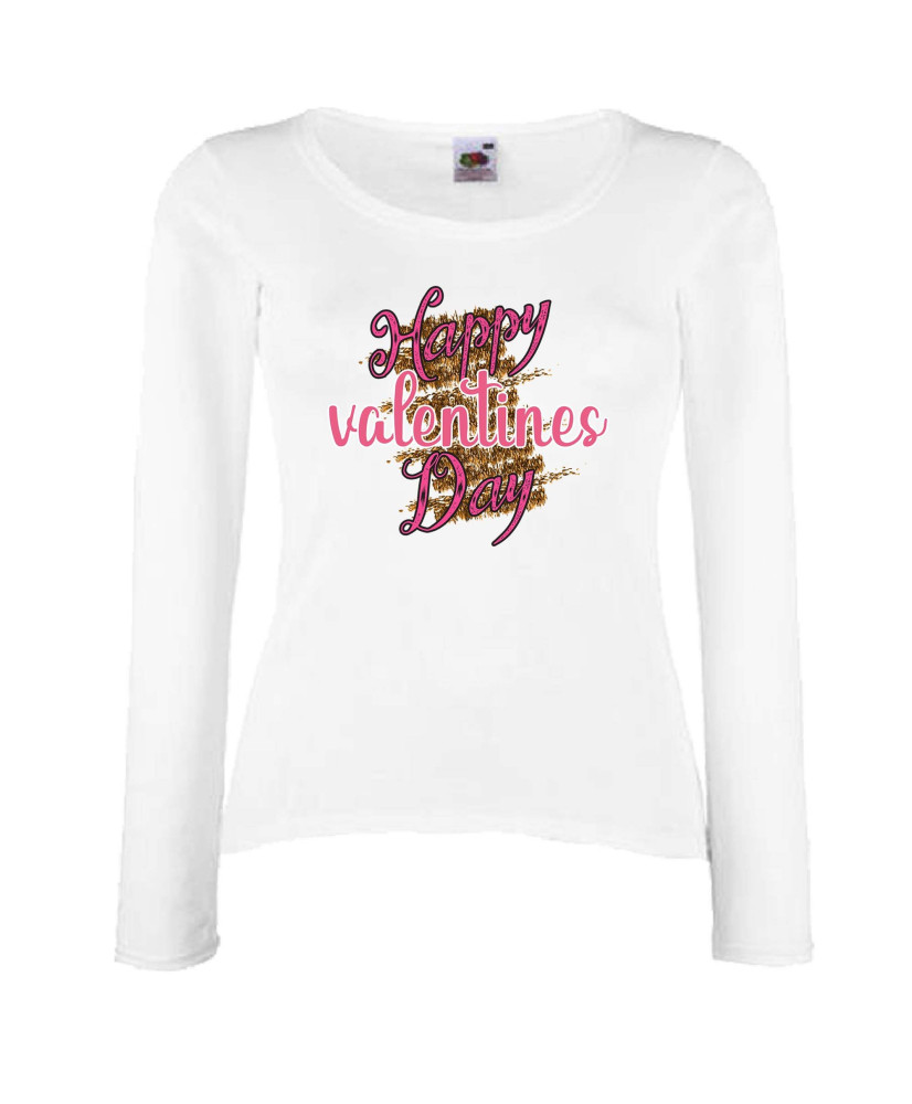 Дамска тениска Свети Валентин Happy Valentines Day 1 Дамска тениска Свети Валентин Happy Valentines Day 1