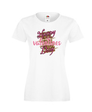Дамска тениска Свети Валентин Happy Valentines Day 1