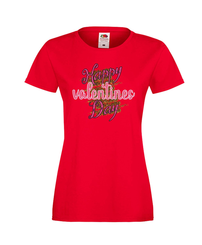 Дамска тениска Свети Валентин Happy Valentines Day 1 Дамска тениска Свети Валентин Happy Valentines Day 1