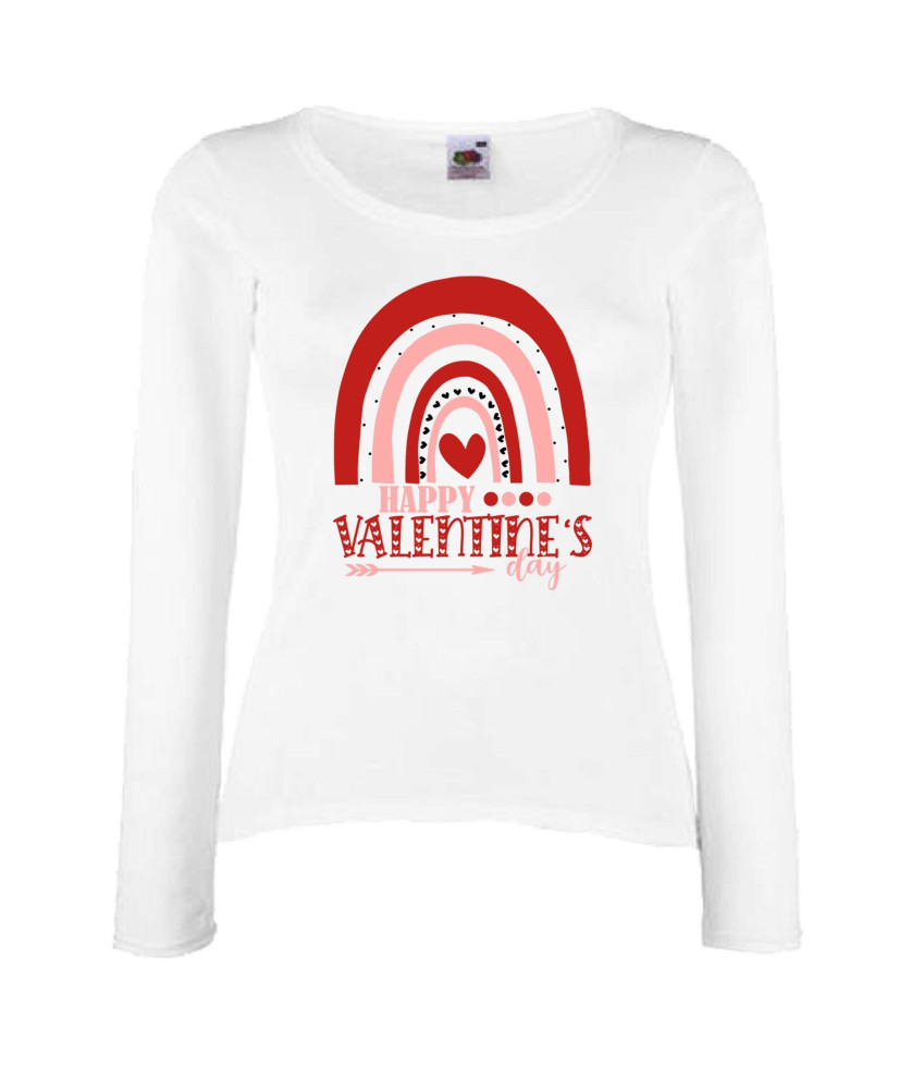Дамска тениска Свети Валентин Happy Valentines Day 2 Дамска тениска Свети Валентин Happy Valentines Day 2