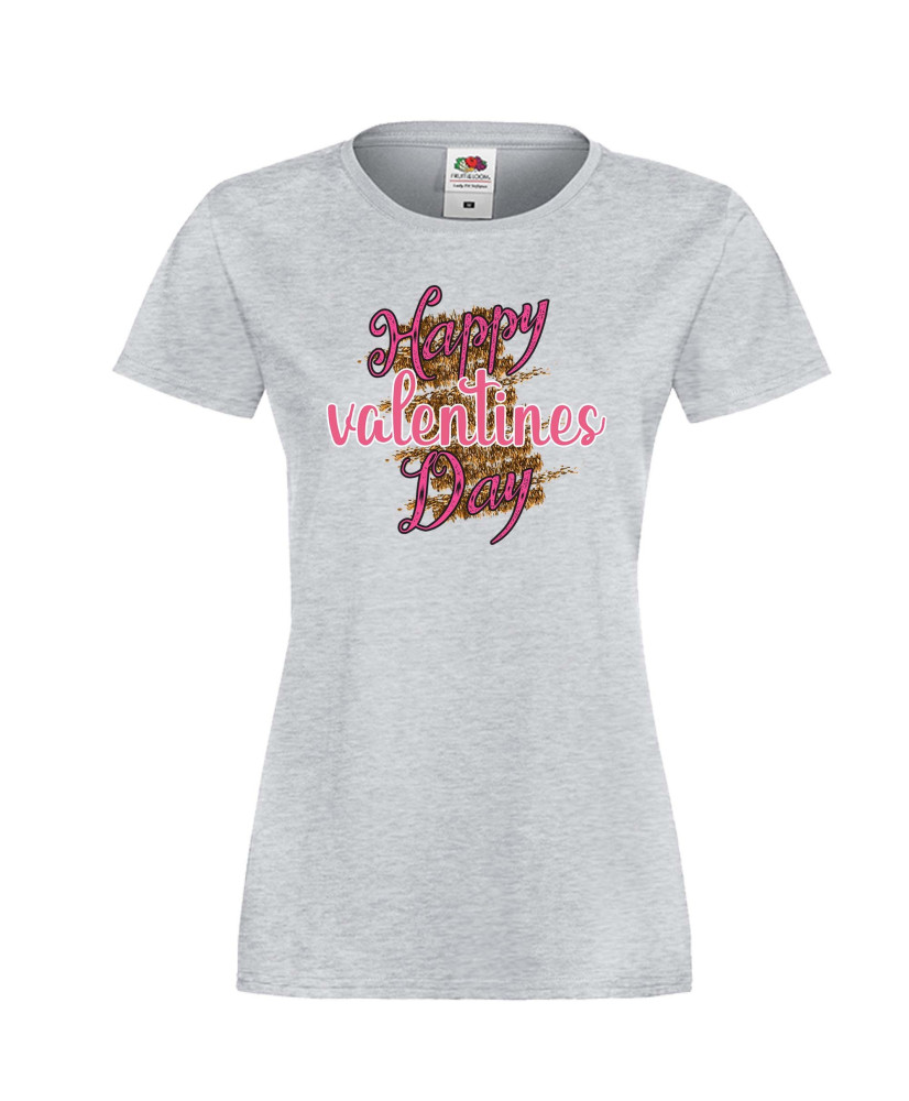 Дамска тениска Свети Валентин Happy Valentines Day 1 Дамска тениска Свети Валентин Happy Valentines Day 1