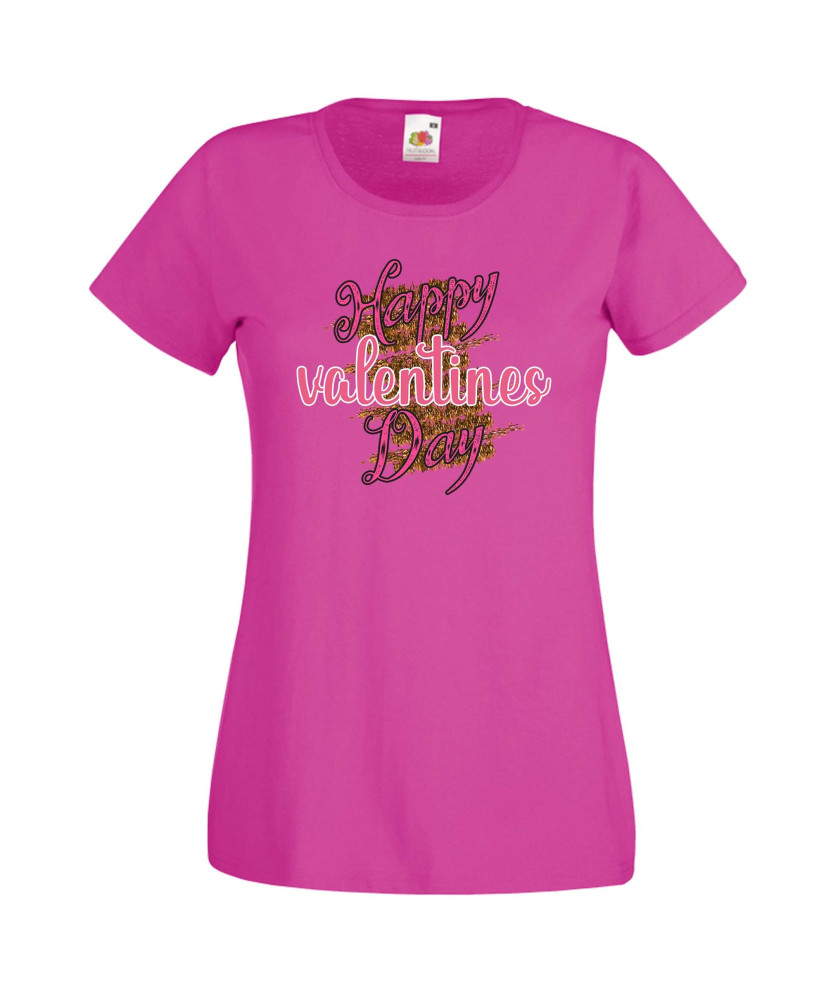 Дамска тениска Свети Валентин Happy Valentines Day 1 Дамска тениска Свети Валентин Happy Valentines Day 1
