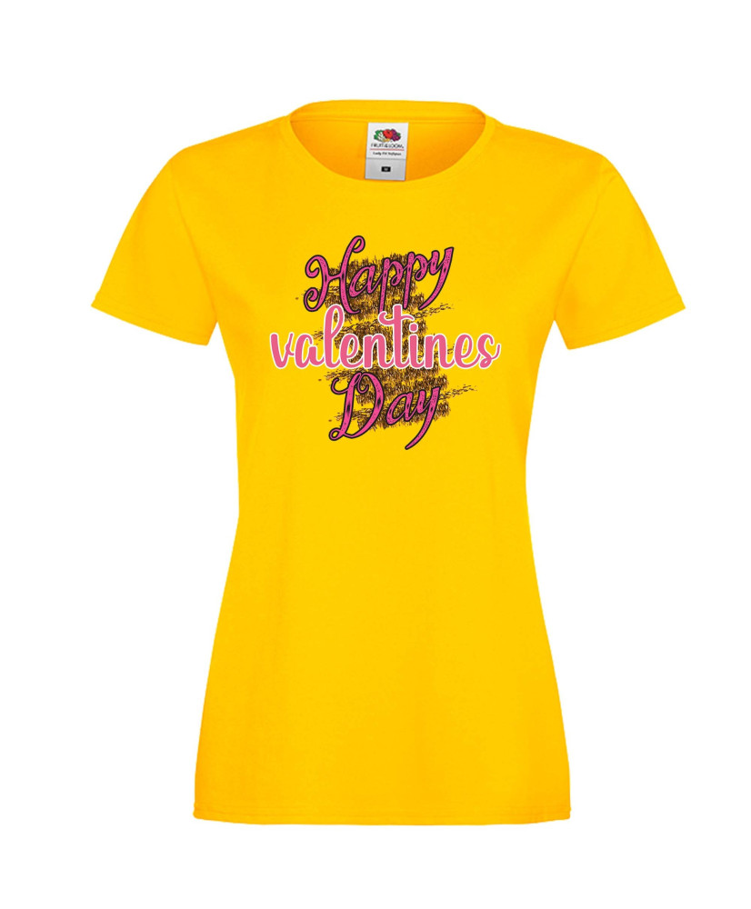 Дамска тениска Свети Валентин Happy Valentines Day 1 Дамска тениска Свети Валентин Happy Valentines Day 1