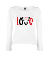 Дамска тениска Свети Валентин Love 2